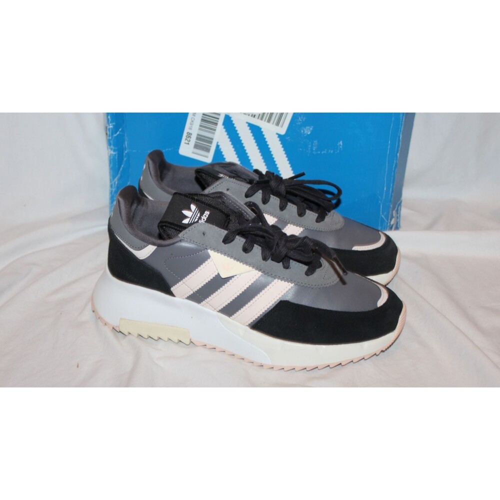 Adidas Women's Retropy F2W Athletic Sneakers Gray Black Pink NIB 9.5